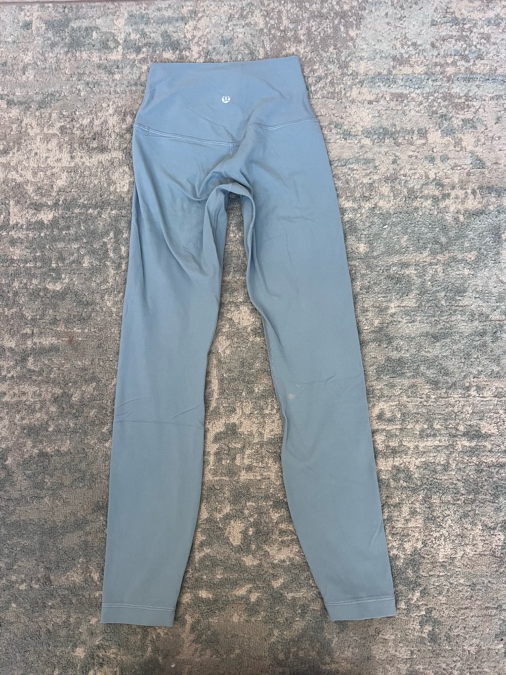 Lululemon Light Slate Blue Active Leggings, Size 4 - Picture 3 of 6